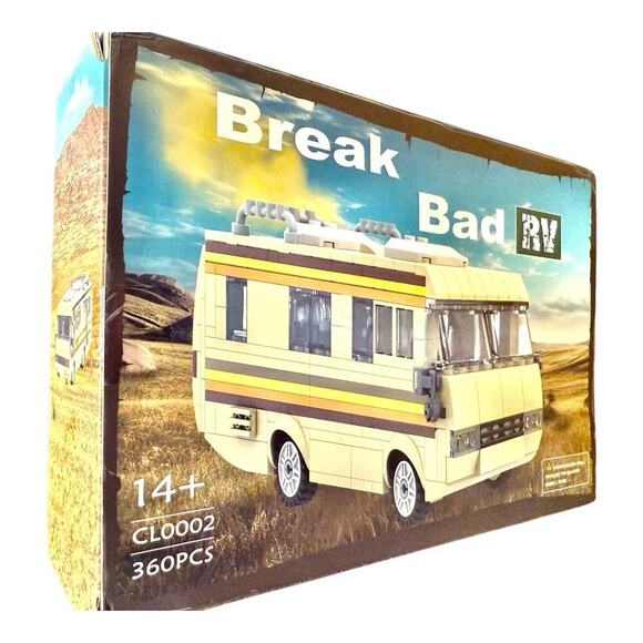360PCS Break Bad RV Building Kit, Creative Van House Camper Toys Building Blocks - Picture 1 of 4